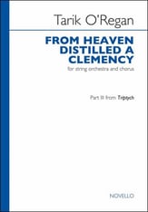 From Heaven Distilled a Clemency SATB Vocal Score cover